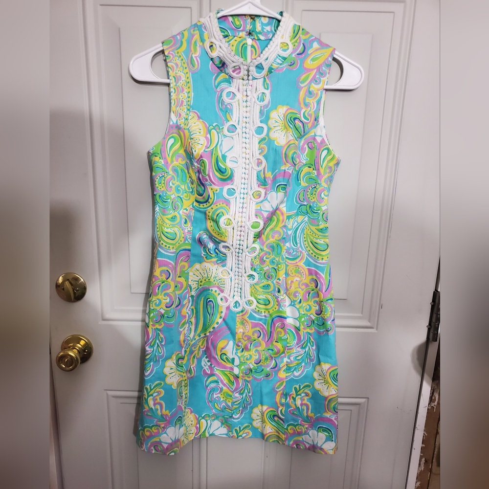Lilly Pulitzer Shift Dress Fully lined Size 2
